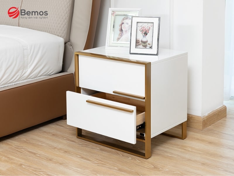 Tủ đầu giường phòng ngủ sang trọng – Điểm nhấn cho không gian sống