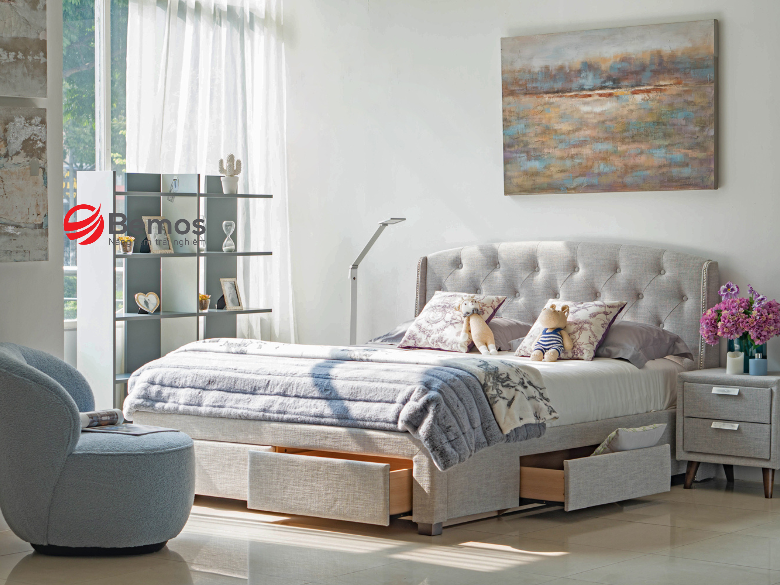 Bàn Nhỏ Để Đầu Giường Tô Điểm Không Gian Phòng Ngủ Hoàn Hảo