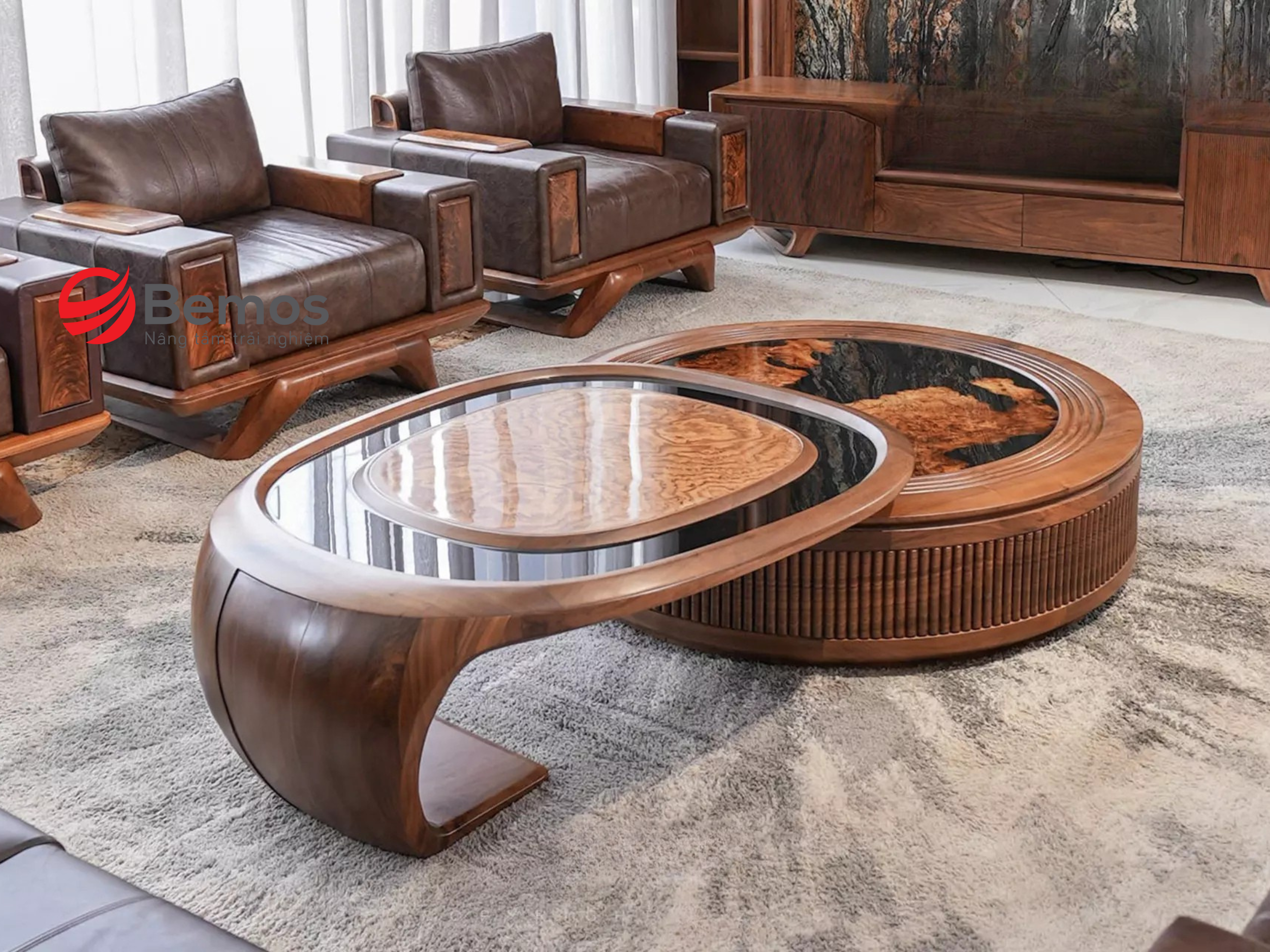 Top 5 Bàn Trà Gỗ Sồi Đẹp Cho Chung Cư 2025