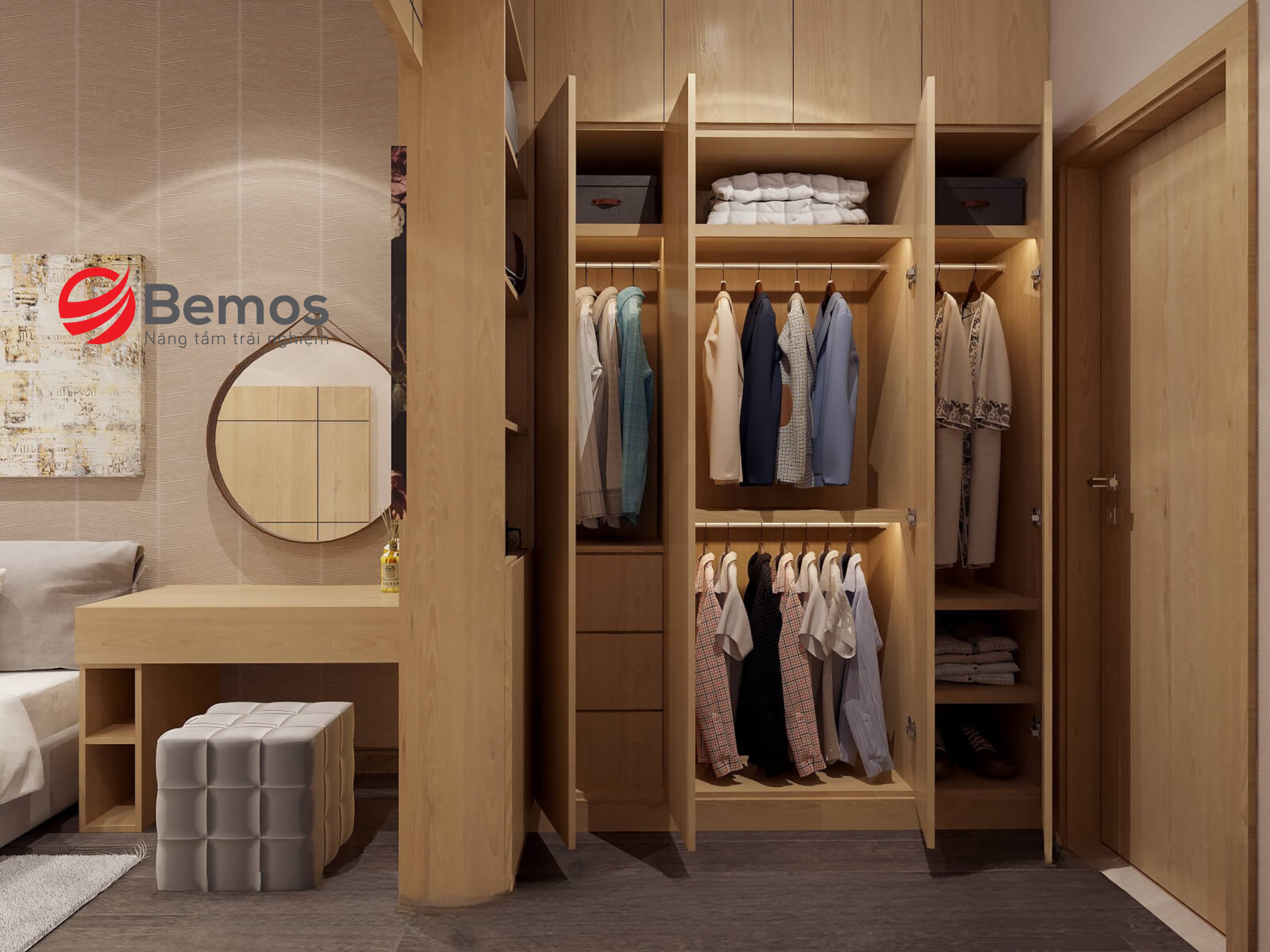 Kích Thước Tủ Quần Áo Tiêu Chuẩn - Bí Quyết Tối Ưu Không Gian Sống