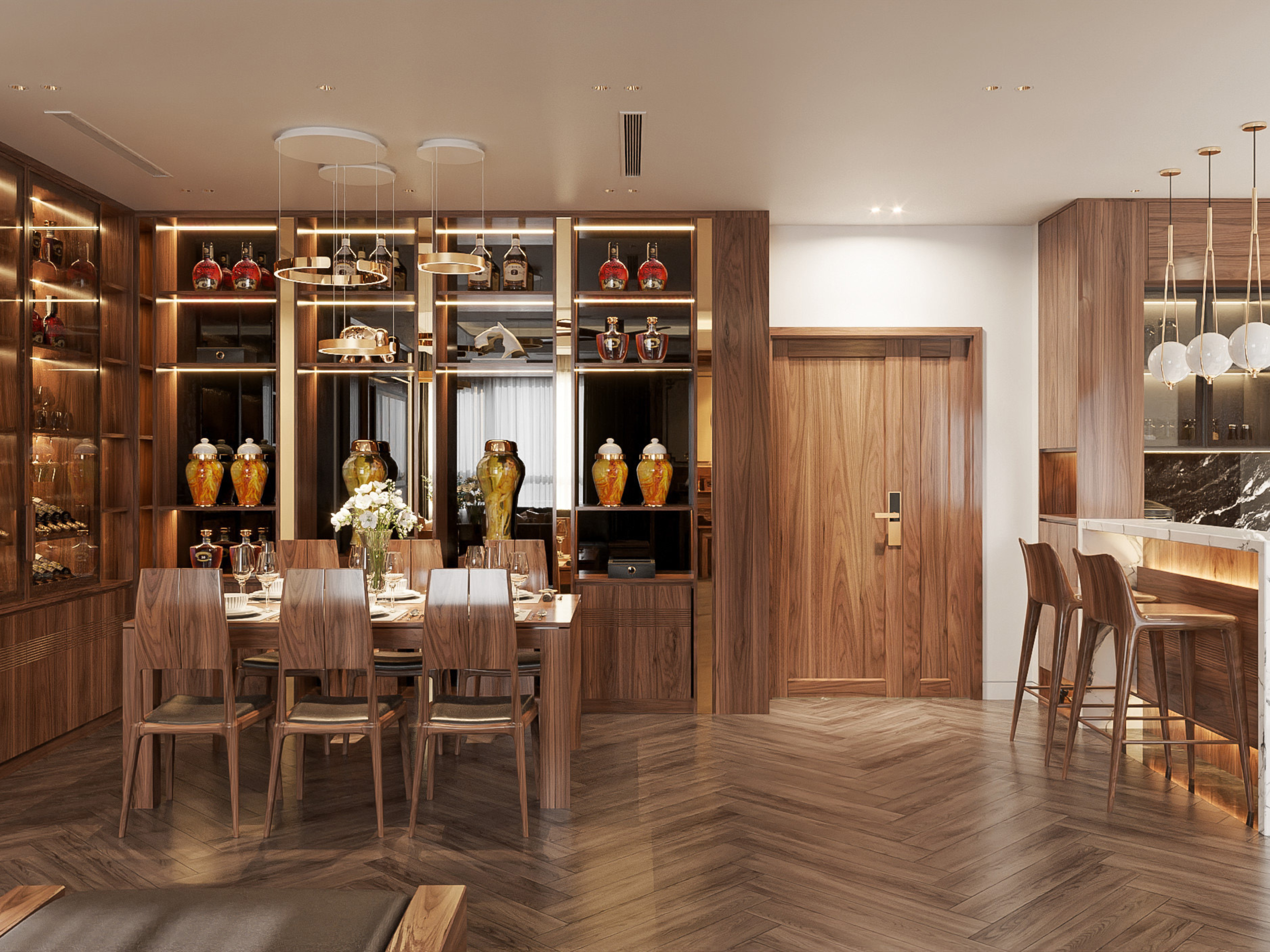 Kích Thước Tủ Rượu Tiêu Chuẩn Theo Không Gian Sống