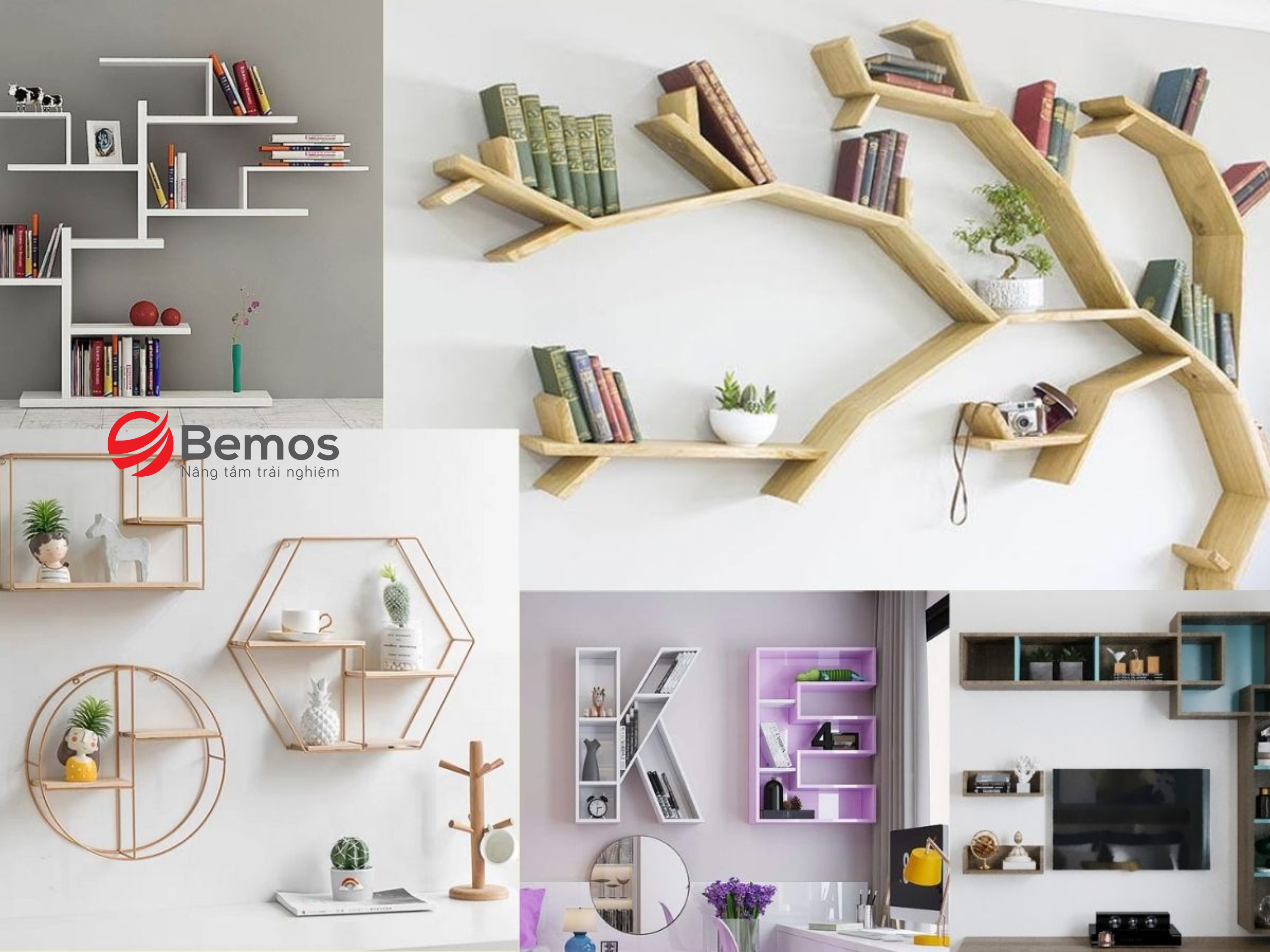 20+ Mẫu kệ sách treo tường mini Đẹp, Đơn Giản Cho Năm 2025