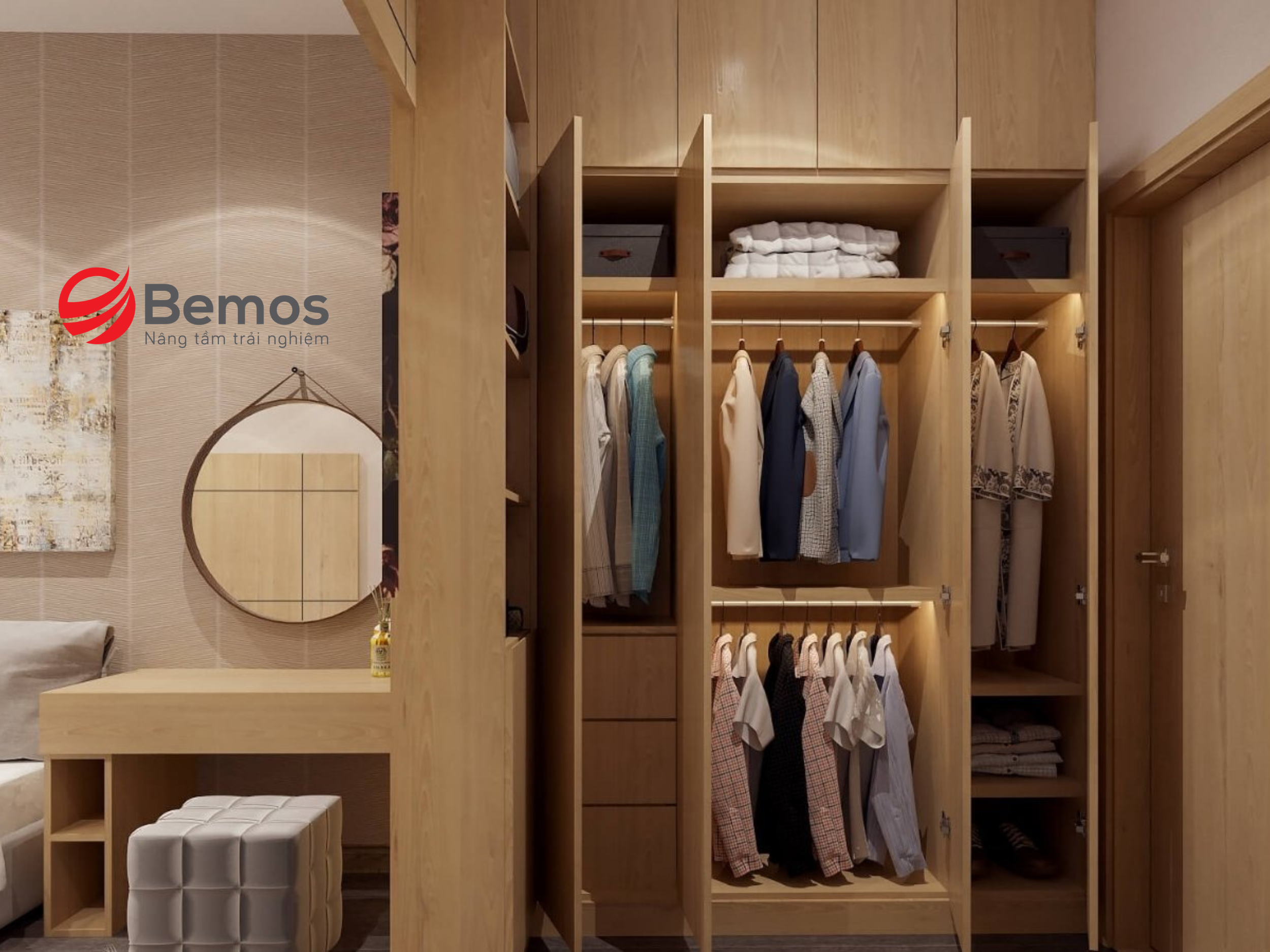 20+ Mẫu Tủ Quần Áo 2 Cánh Bền Đẹp Giá Rẻ, Cập Nhật 2025