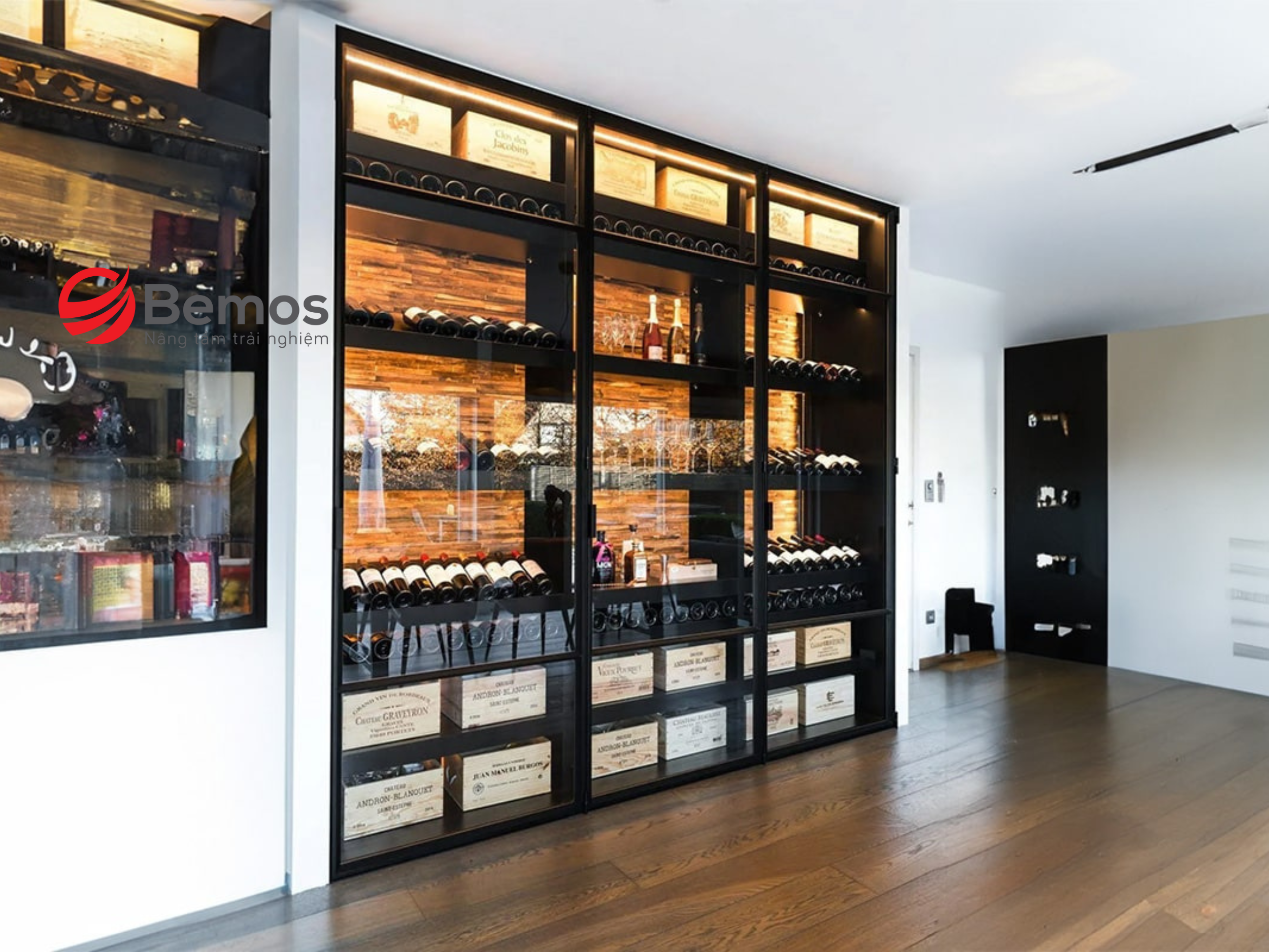 5 Mẫu Tủ Rượu Âm Tường Sang Trọng, Dễ Tháo Lắp 2025