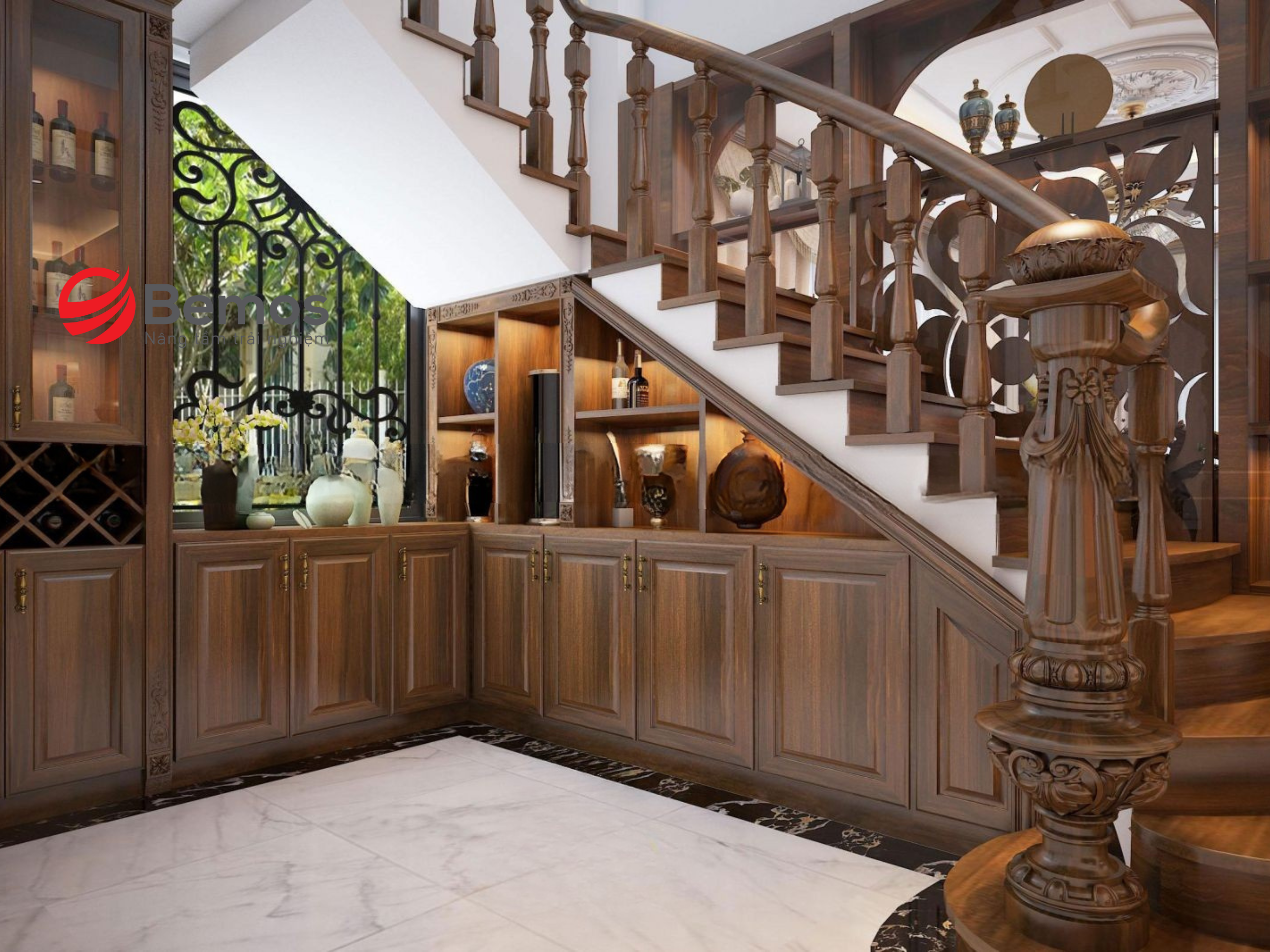 Tủ Rượu Gỗ Tự Nhiên Cao Cấp -  Bí Quyết Chọn Tủ Xịn 2025