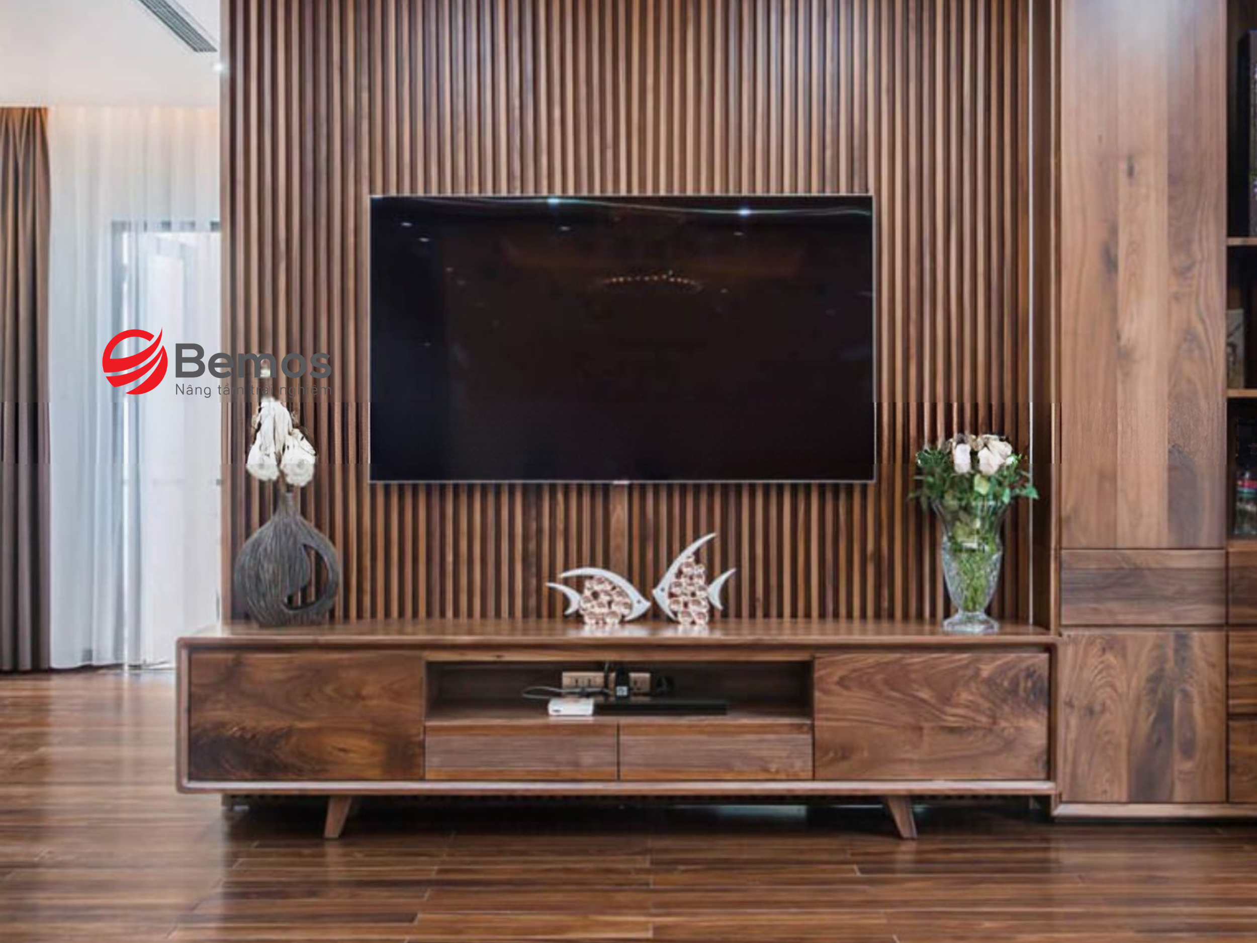 Hướng Dẫn Chọn Và Bố Trí Tủ Trà Phòng Khách Đẹp, Hiện Đại Nhất 2025