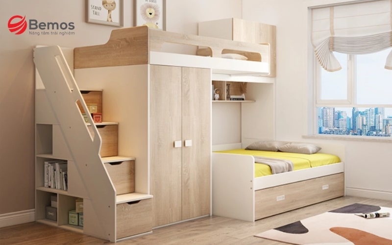 Các mẫu giường tầng đa dạng mẫu mã phù hợp với nhiều đối tượng 