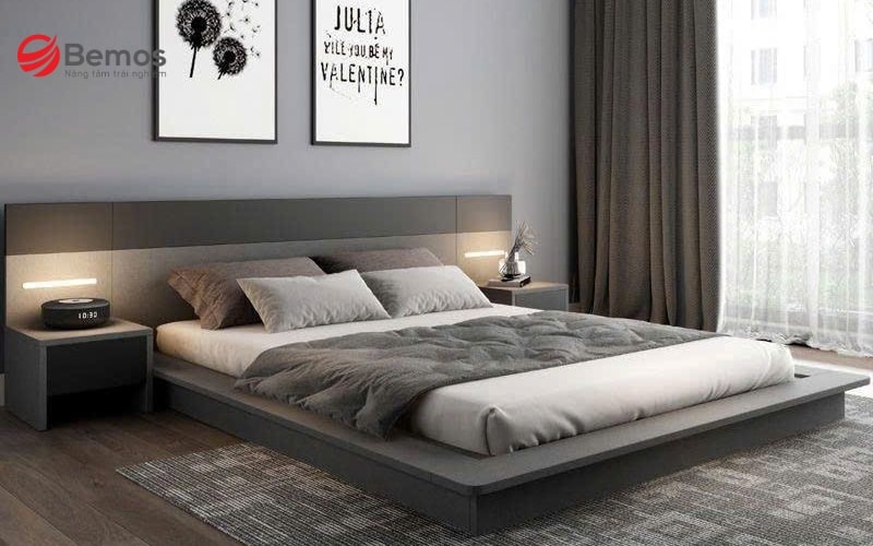 Các mẫu giường bệt giúp căn phòng ngủ thông thoáng hơn