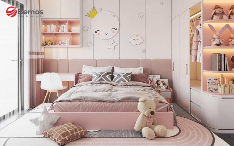Giường ngủ dễ thương - phong cách được các bé gái cực kỳ yêu thích