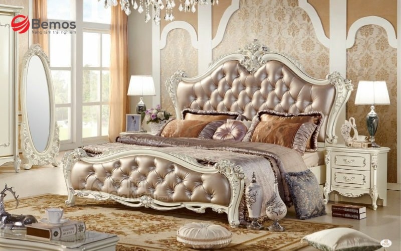Giường ngủ cổ điển Châu Âu – Sự lựa chọn của giới thượng lưu