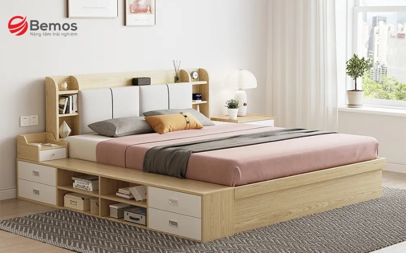 Thường xuyên vệ sinh để giường ngủ luôn sạch sẽ, gọn gàng