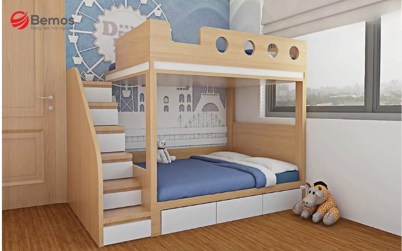 Giường tầng - sự lựa chọn thông minh cho những gia đình đông con