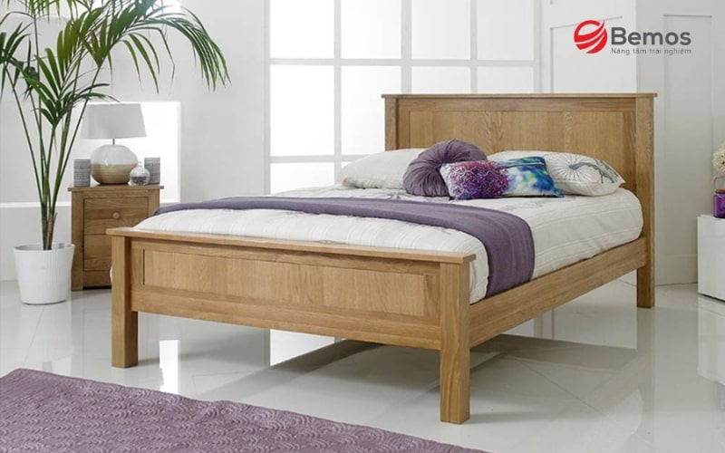 Mẫu giường 1m4 thích hợp cho 1 hoặc 2 người cùng nằm