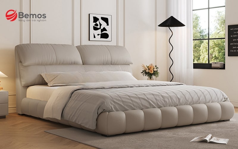 Các mẫu giường luxury thiết kế tinh tế, chất liệu cao cấp
