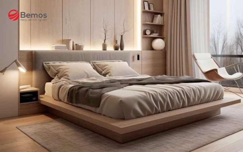 Các mẫu giường ngủ bằng gỗ được rất nhiều quý ông yêu thích