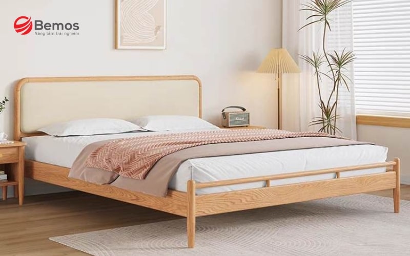 Lựa chọn giường ngủ tối giản bằng gỗ để tối ưu công năng sử dụng