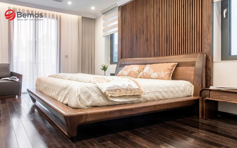 Các mẫu giường cỡ lớn phù hợp với gia đình có đông người