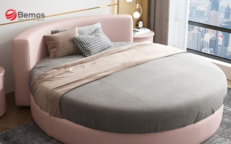 Lựa chọn giường tròn phù hợp với phong cách của phòng ngủ
