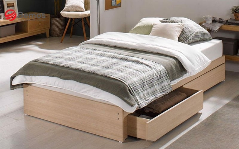 Lựa chọn mẫu giường đa năng tích hợp ngăn kéo để chứa đồ đạc
