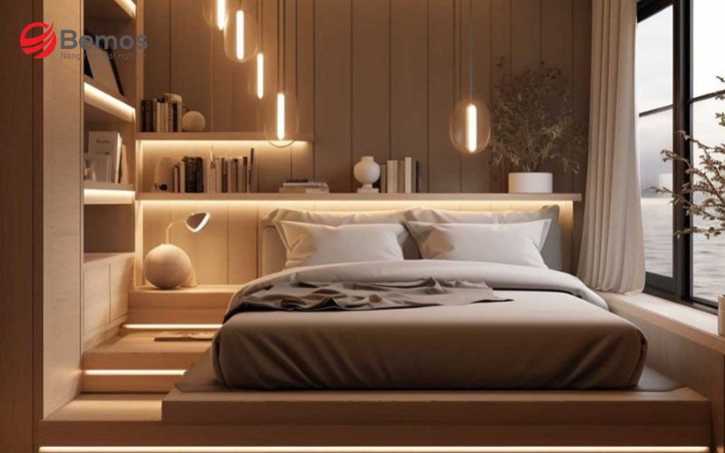 Phòng ngủ phong cách Nhật Bản (Japandi) được nhiều người yêu thích