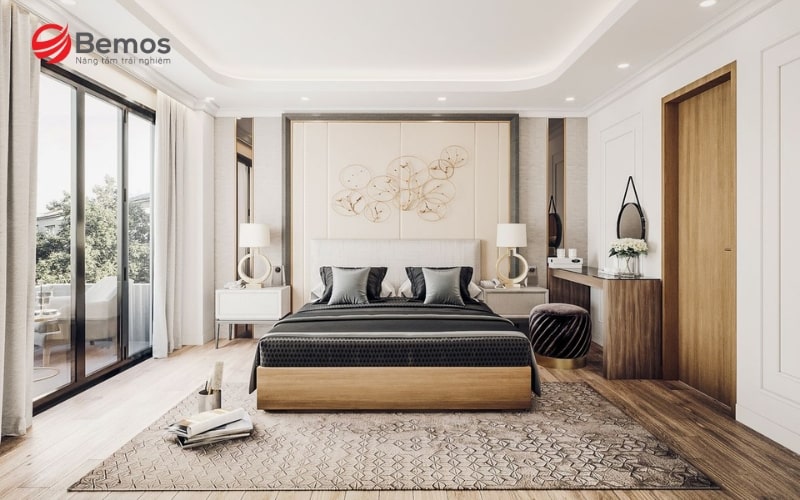Cách chọn nội thất phòng ngủ 30m2 sang trọng và đầy đủ tiện nghi