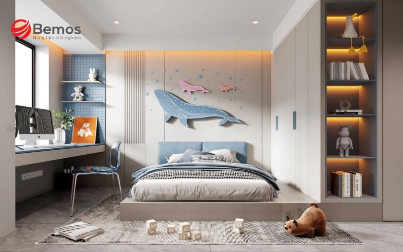 Gợi ý chọn nội thất phòng ngủ cho bé trai theo xu hướng mới 2025