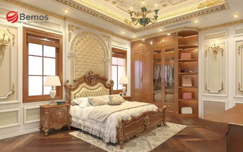 Lựa chọn nội thất cổ điển hài hòa, tăng tính thẩm mỹ cho phòng ngủ
