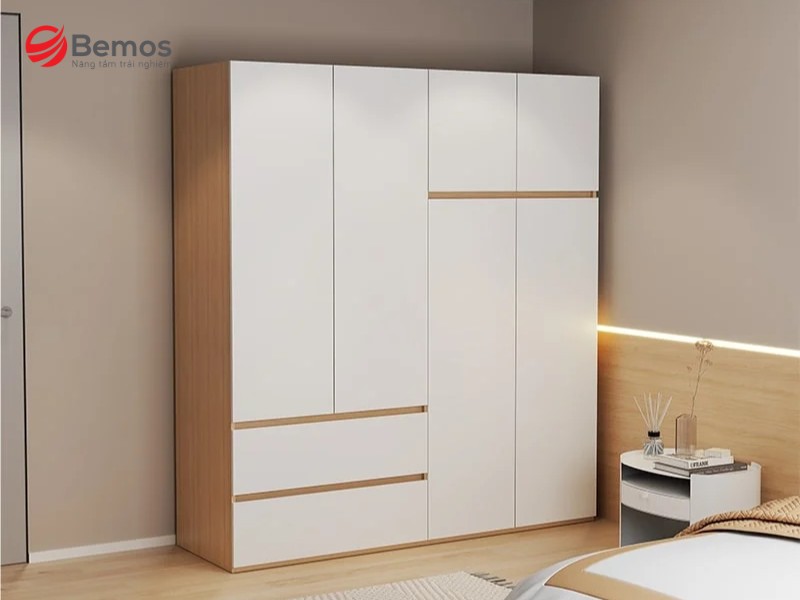 Tủ quần áo - món đồ nội thất thường được lắp đặt trong phòng ngủ