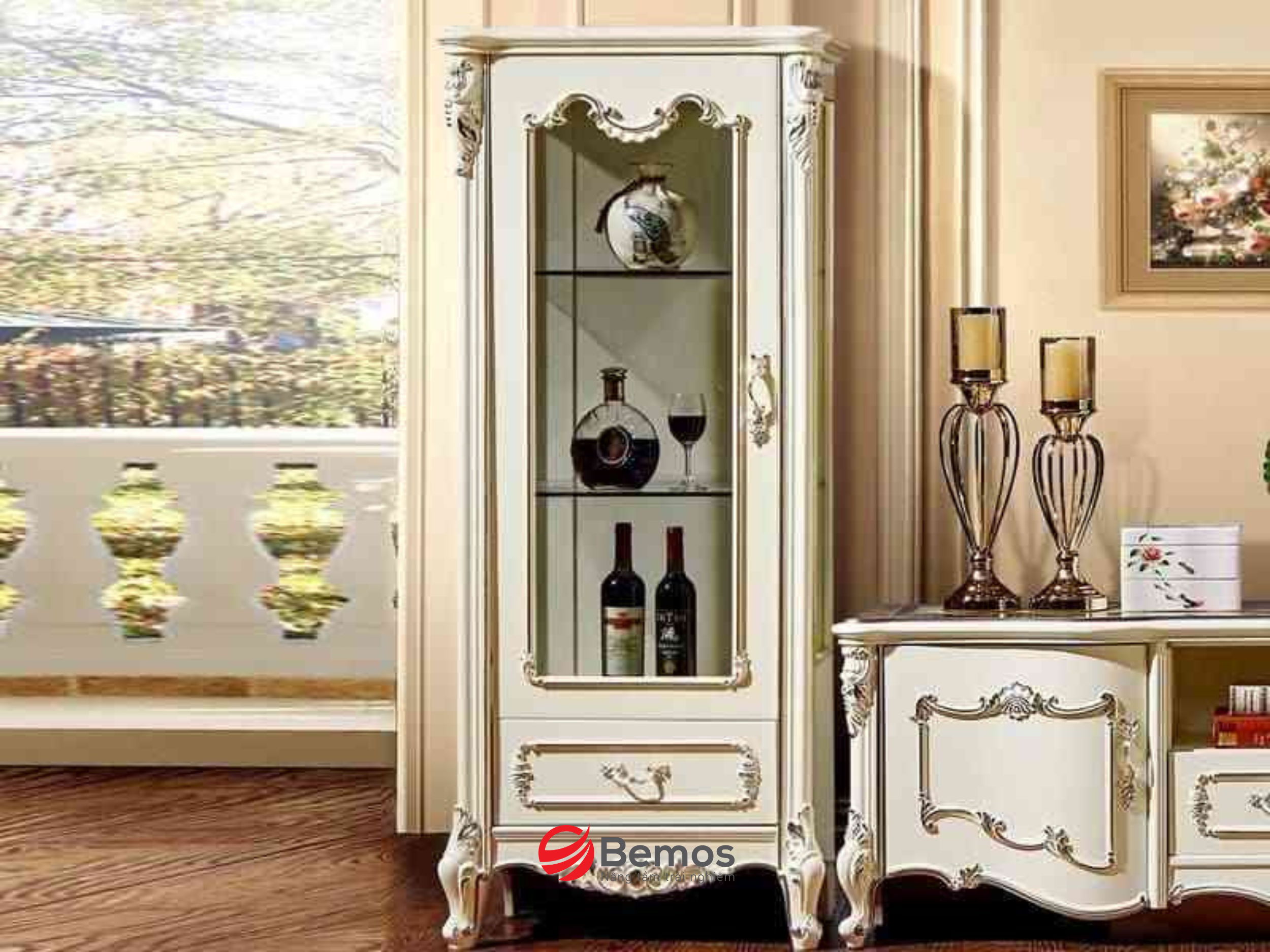 Tủ Rượu Mini Phòng Khách BM-28-TRMNPK