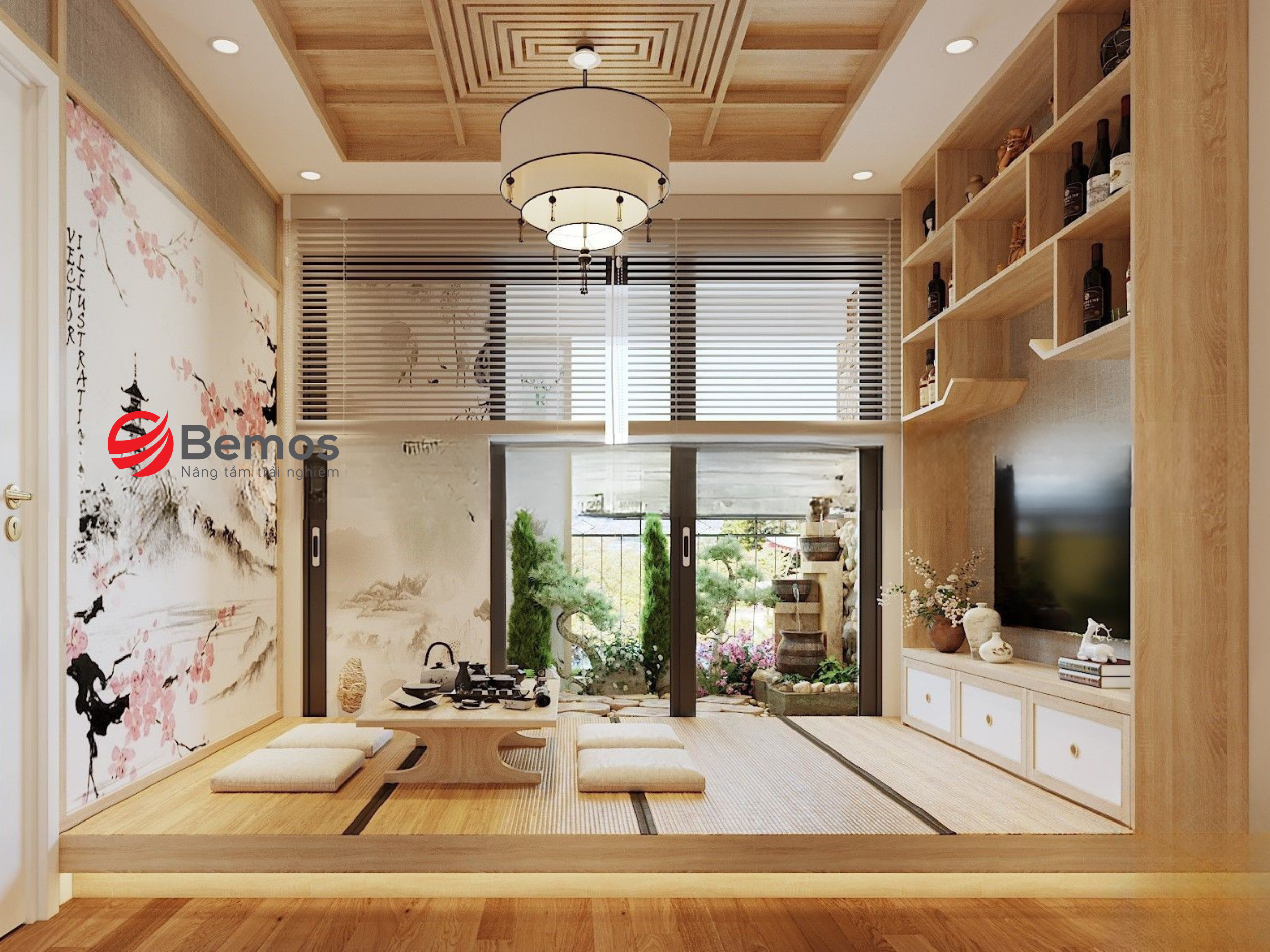 Kệ Tivi Gỗ Kiểu Nhật – Đẹp Chuẩn Nhà Nhật, Hot Nhất Việt Nam 2025