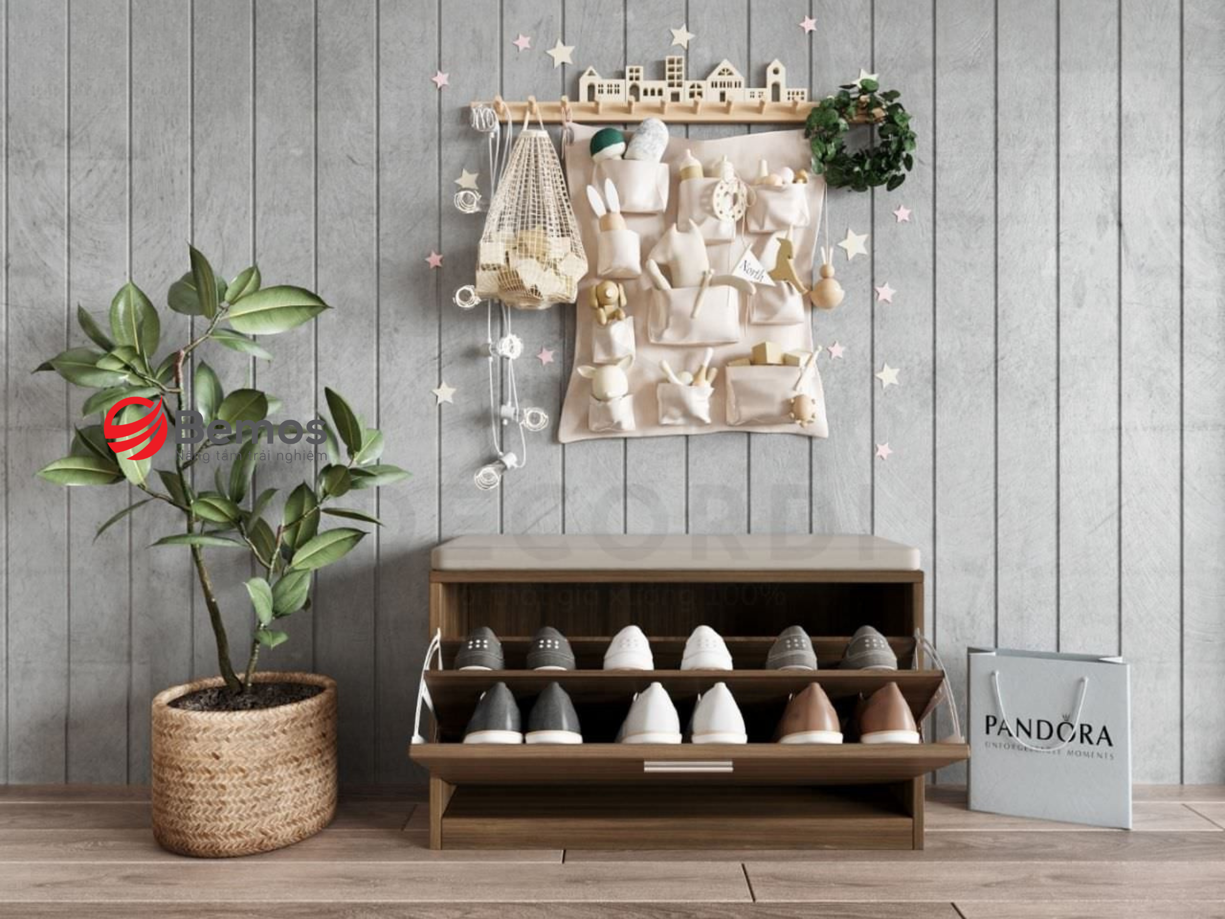 Tủ Giày Thấp -Bí Quyết Giữ Nhà Gọn Gàng Và Thẩm Mỹ 