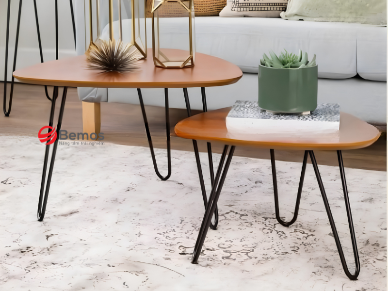 Các loại gỗ được dùng phổ biến làm bàn ăn chân sắt mặt gỗ