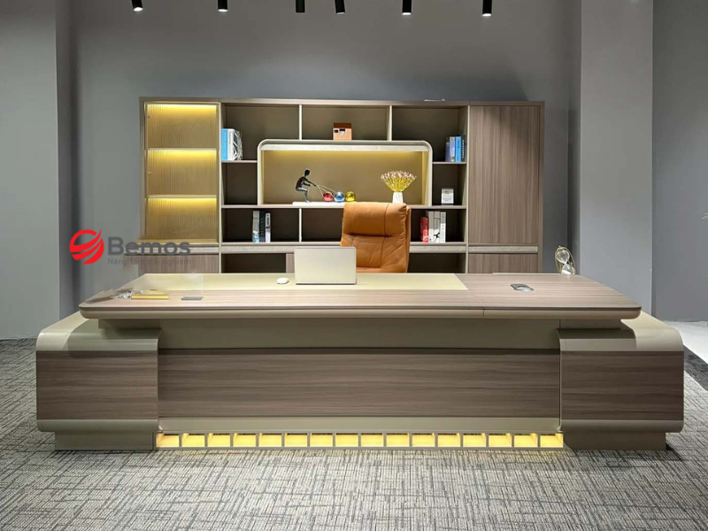 Các loại da phổ biến được dùng để bọc bàn giám đốc