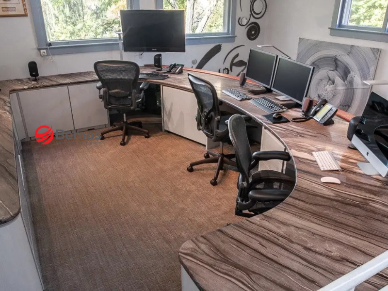 Cấu tạo của bàn làm việc mặt đá