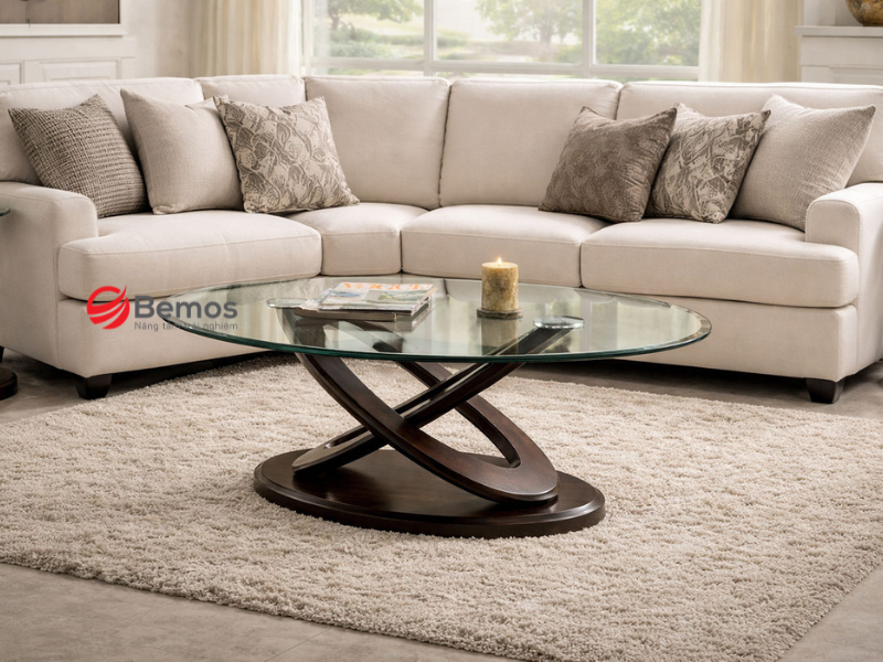 Kích thước tiêu chuẩn của bàn trà sofa tròn