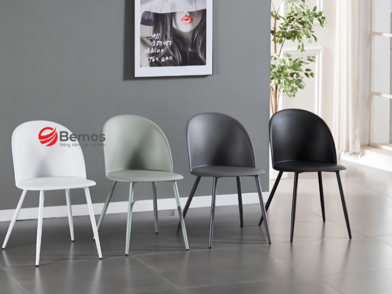 Nhượu điểm của ghế nhựa chân sắt