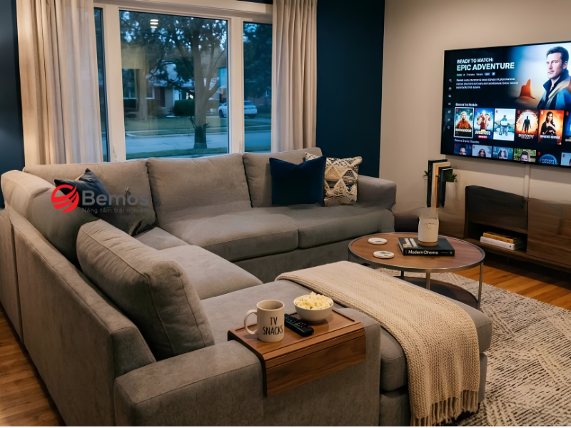 Kinh nghiệm chọn sofa nằm xem tivi