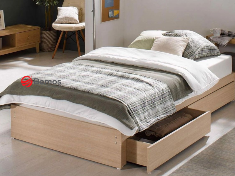 Giường gỗ có ngăn kéo là gì