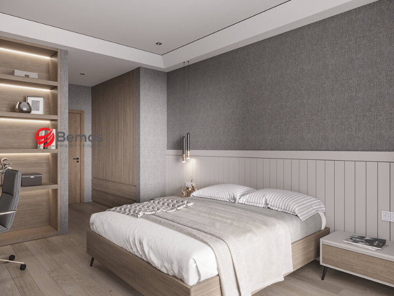 Giường gỗ MDF
