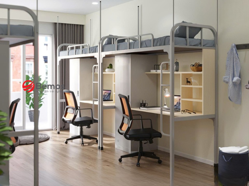 Chất liệu thường được dùng làm giường tầng sinh viên