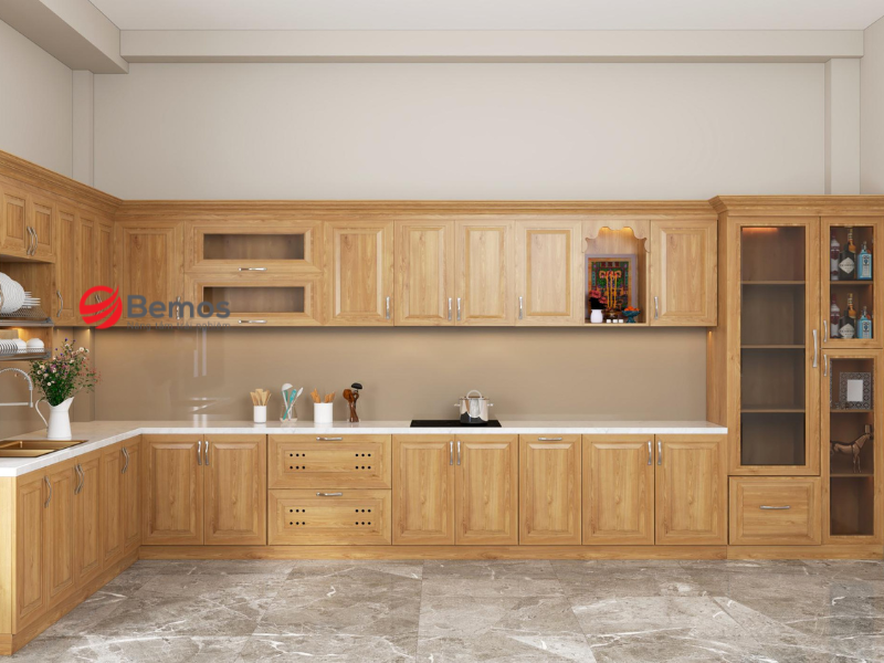 Cách Tính Kích Thước Tủ Bếp Chữ L Chuẩn 