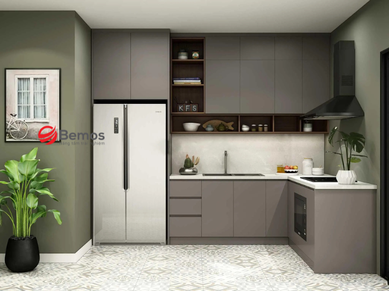 Lưu ý khi tích kích thước tủ bếp