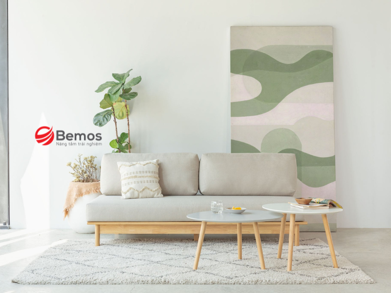 Các kích thước sofa phù hợp theo không gian