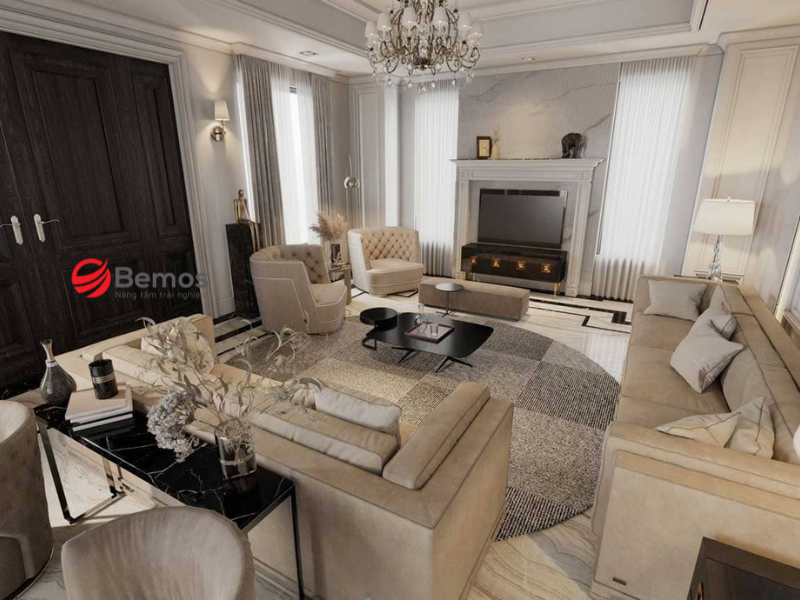 Phong cách nội thất Luxury 