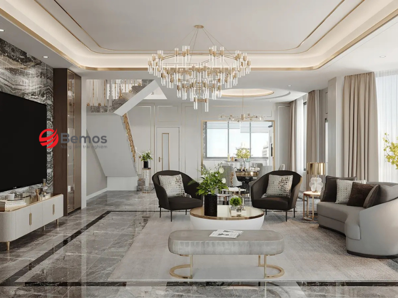 Ứng dụng phong cách nội thất Luxury ở mọi không gian