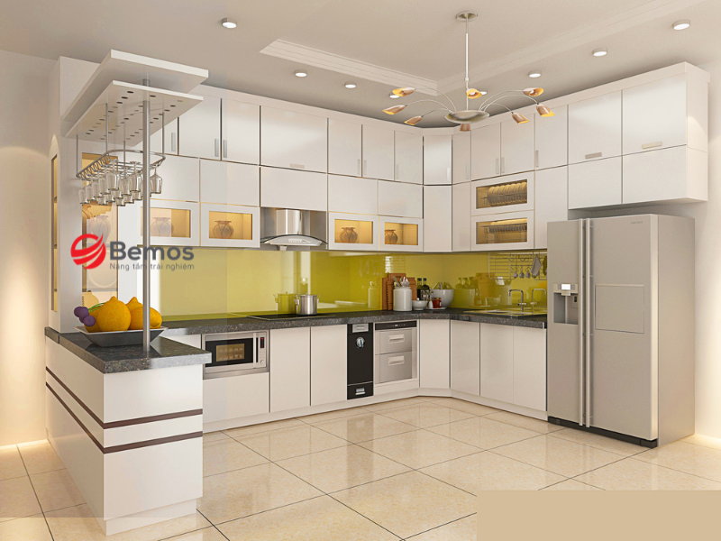 Các điều cần tránh khi kê tủ bếp