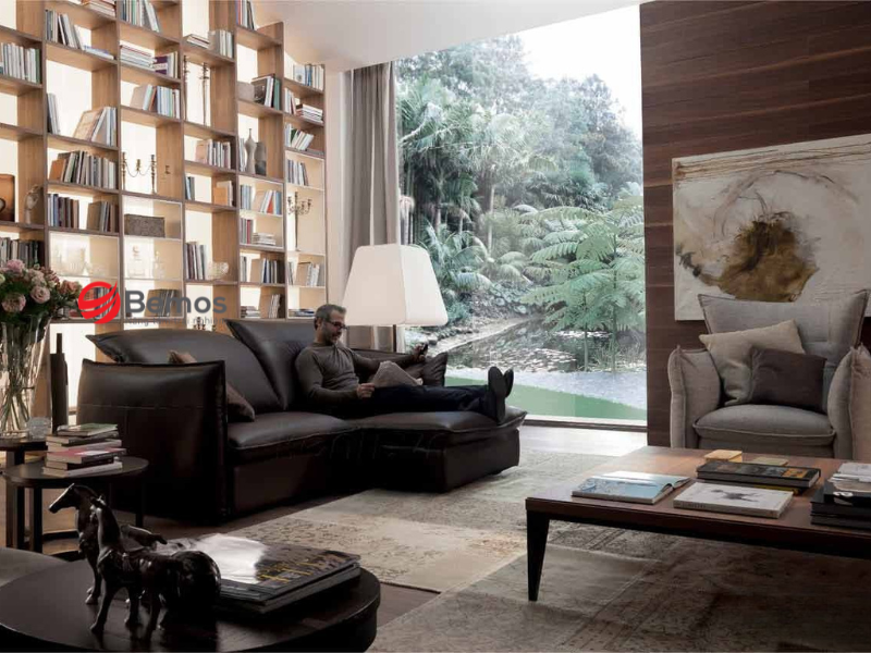 Các loại chất liệu phổ biến làm sofa biệt thự
