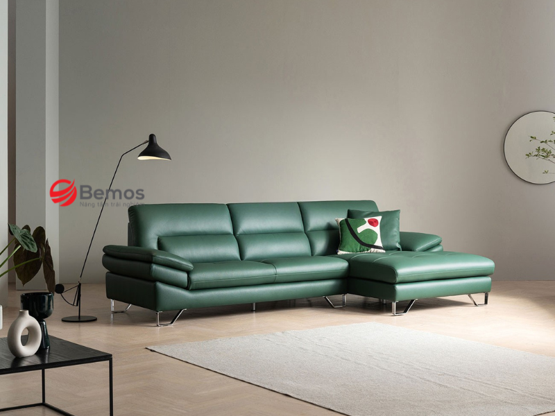 Top 6 Mẫu Sofa Da Màu Xanh Dịu Mắt 2026