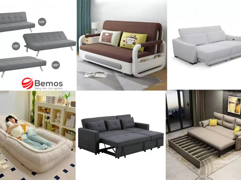 Sofa Giường – Giải Pháp Thông Minh Cho Không Gian Sống Hiện Đại