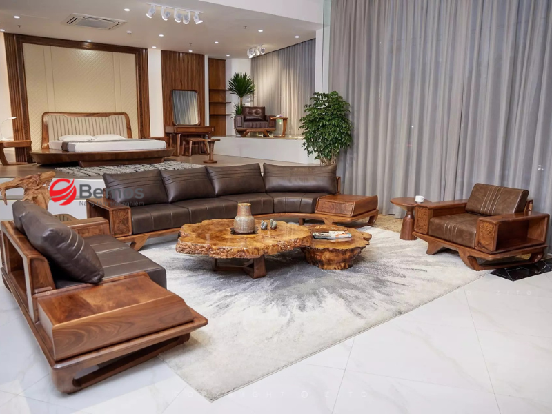 Sofa gỗ nệm rời